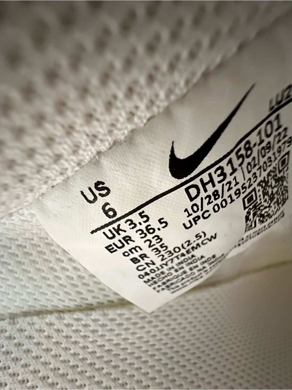 Nike Court Vision Low Next Nature Sneakers Women’s Size 6 - Picture 8 of 9